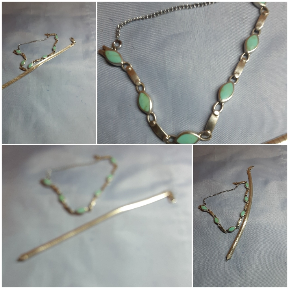 2 bracelets both 925